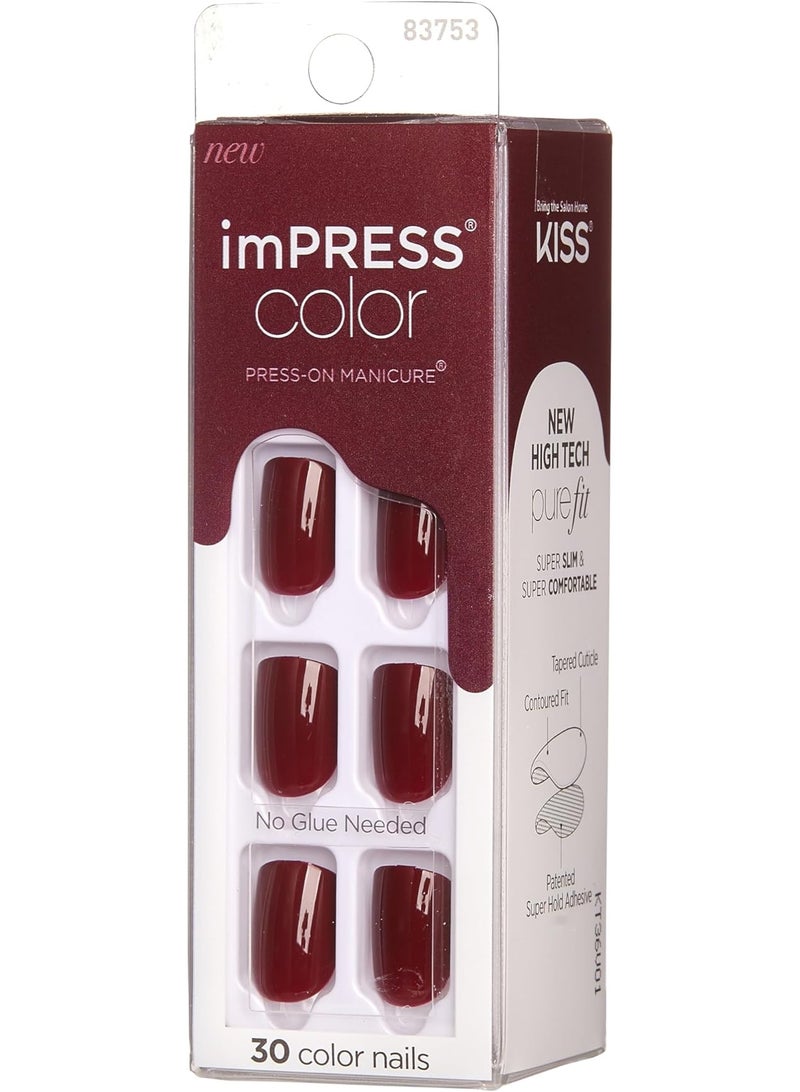 KISS imPRESS THE NO GLUE MANI KIMC014C I'M NOT A CINNA 30 Nails - Image 1